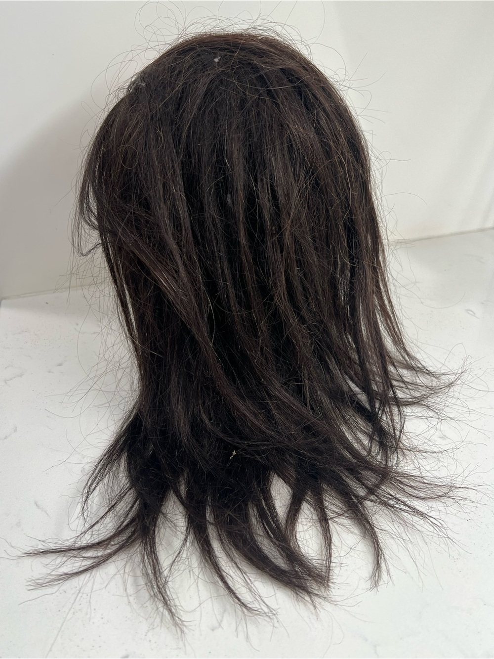 Female Brown Hair, Beige Skin Plastic Mannequin Head for Hair Styling Practice - Picture 4 of 4